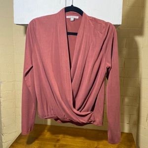 Creamy Blush velvet top